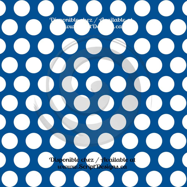 Vinyle adhésif à gros motifs Dots (20 couleurs différentes disponibles) 