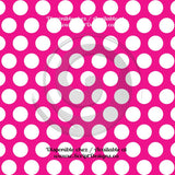 Vinyle adhésif à gros motifs Dots (20 couleurs différentes disponibles) 