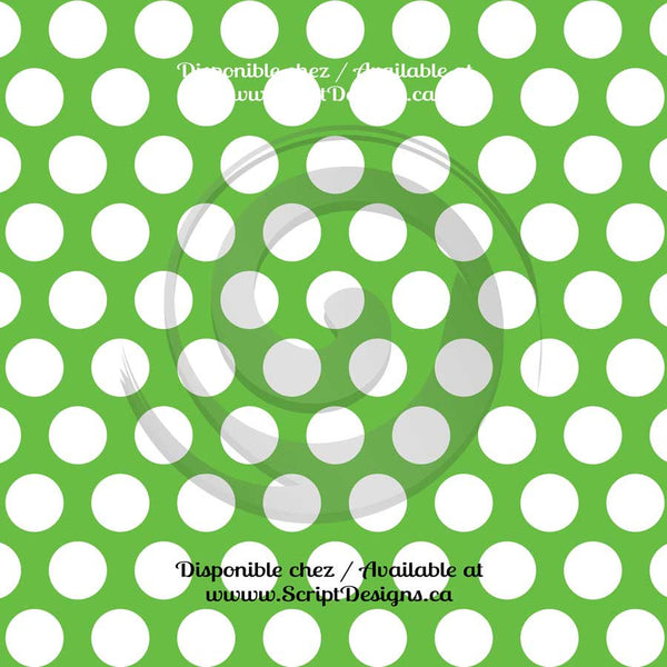 Vinyle adhésif à gros motifs Dots (20 couleurs différentes disponibles) 