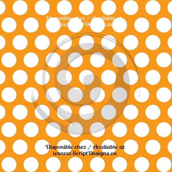 Vinyle adhésif à gros motifs Dots (20 couleurs différentes disponibles) 