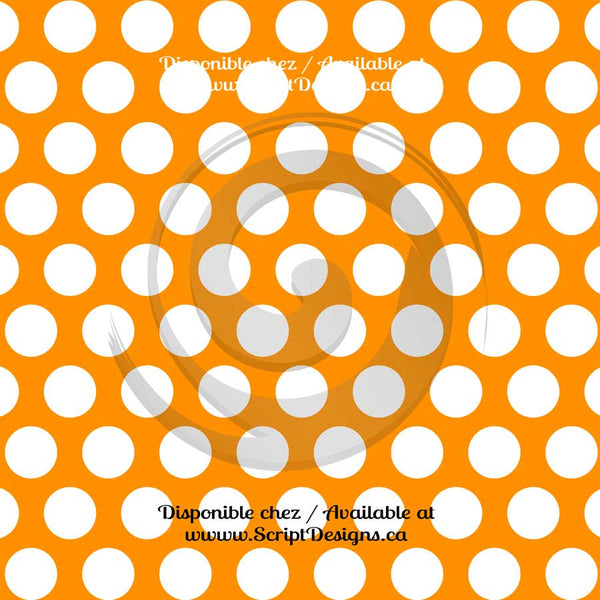Vinyle adhésif à gros motifs Dots (20 couleurs différentes disponibles) 