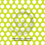 Vinyle adhésif à gros motifs Dots (20 couleurs différentes disponibles) 