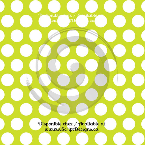 Vinyle adhésif à gros motifs Dots (20 couleurs différentes disponibles) 