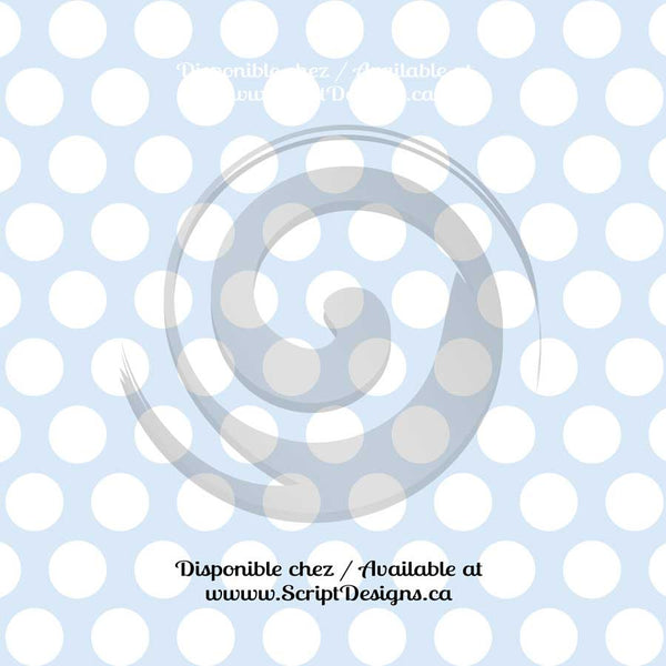 Vinyle adhésif à gros motifs Dots (20 couleurs différentes disponibles) 