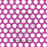 Vinyle adhésif à gros motifs Dots (20 couleurs différentes disponibles) 
