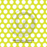 Vinyle adhésif à gros motifs Dots (20 couleurs différentes disponibles) 