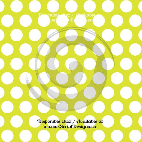 Vinyle adhésif à gros motifs Dots (20 couleurs différentes disponibles) 