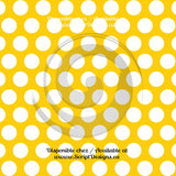 Vinyle adhésif à gros motifs Dots (20 couleurs différentes disponibles) 