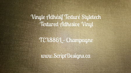 Textured Adhesive Vinyl - Styletech