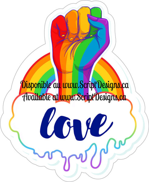 Love Strong - Pride Collection (Adhesive Decal)