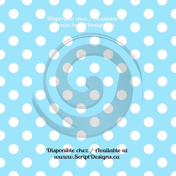Dots Medium - Patterned Adhesive Vinyl (20 different colours available)