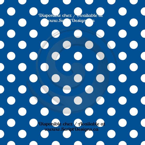 Dots Medium - Patterned Adhesive Vinyl (20 different colours available)