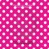 Dots Medium - Patterned Adhesive Vinyl (20 different colours available)