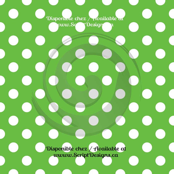 Dots Medium - Patterned Adhesive Vinyl (20 different colours available)