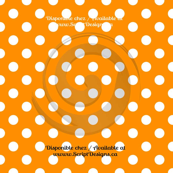 Dots Medium - Patterned Adhesive Vinyl (20 different colours available)