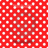 Dots Medium - Patterned Adhesive Vinyl (20 different colours available)