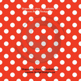 Dots Medium - Patterned Adhesive Vinyl (20 different colours available)