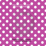 Dots Medium - Patterned Adhesive Vinyl (20 different colours available)