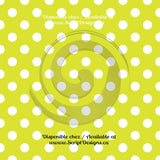 Dots Medium - Patterned Adhesive Vinyl (20 different colours available)