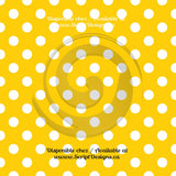 Dots Medium - Patterned Adhesive Vinyl (20 different colours available)