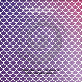 Écailles de sirène multicolores HTV solide à grands motifs (12 modèles différents disponibles)