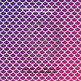 Écailles de sirène multicolores HTV solide à grands motifs (12 modèles différents disponibles)