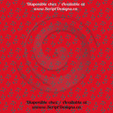 Red Floral - Patterned HTV (12 Different designs available)