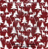 Buffalo Plaid Cutouts - Patterned Adhesive Vinyl (10 Different designs available)