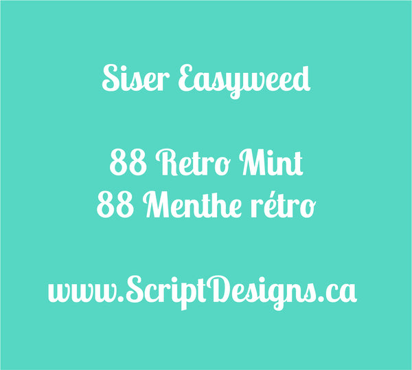 88 Retro Mint - Siser EasyWeed HTV
