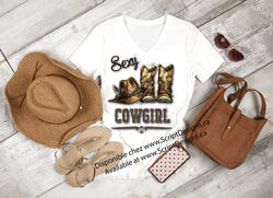 T-shirt Cowgirl sexy - Dames