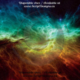 Space Ombre - Patterned Adhesive Vinyl (18 Different designs available)
