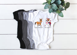 Votre tante/ma tante bébé Onesie